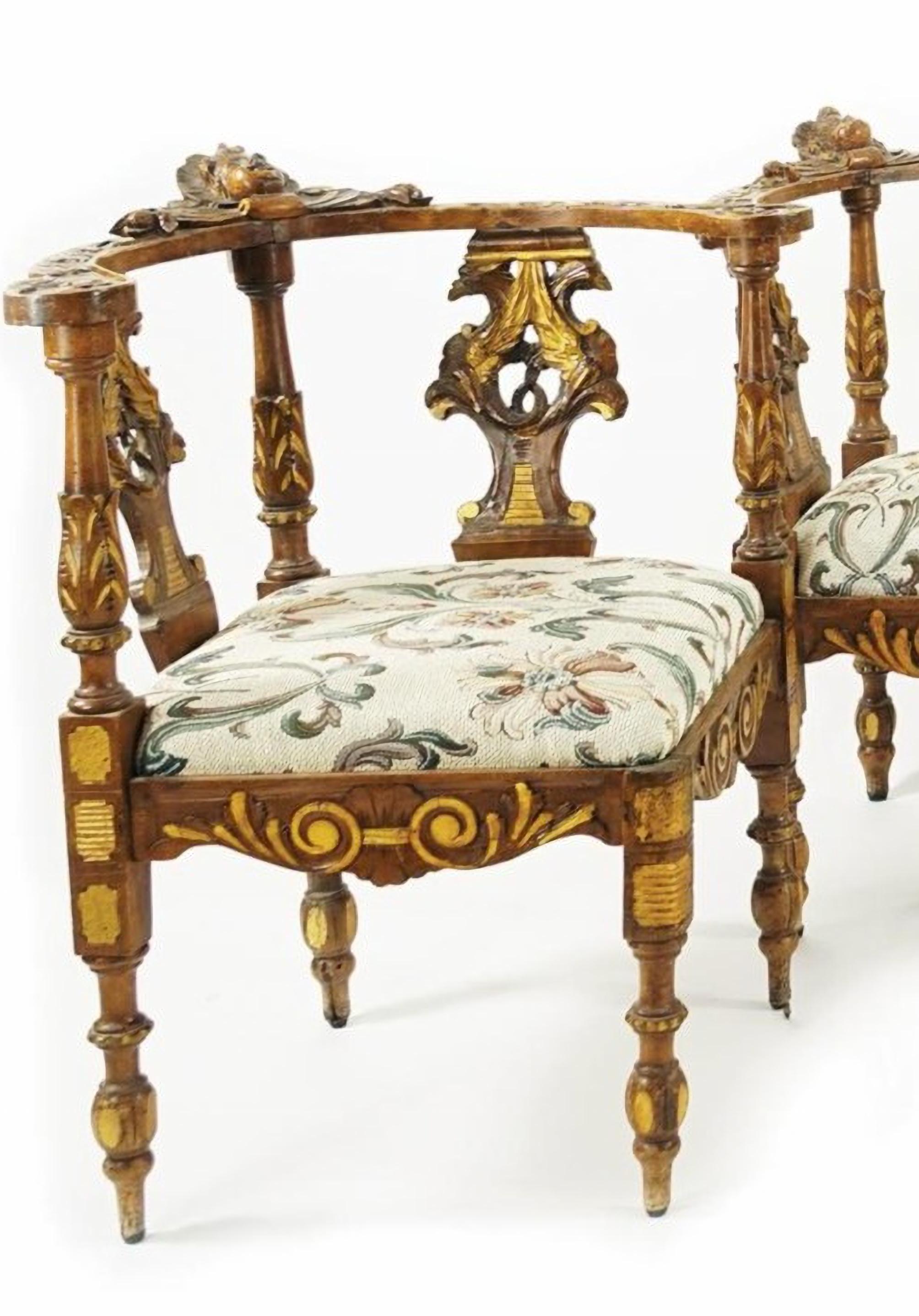 Hand-Crafted Amazing French Canape, Armchairs and Chairs 19th Century