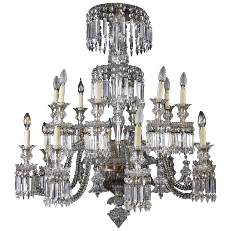 Amazing French Crystal Chandelier 1940, Cost Of A Crystal Chandelier