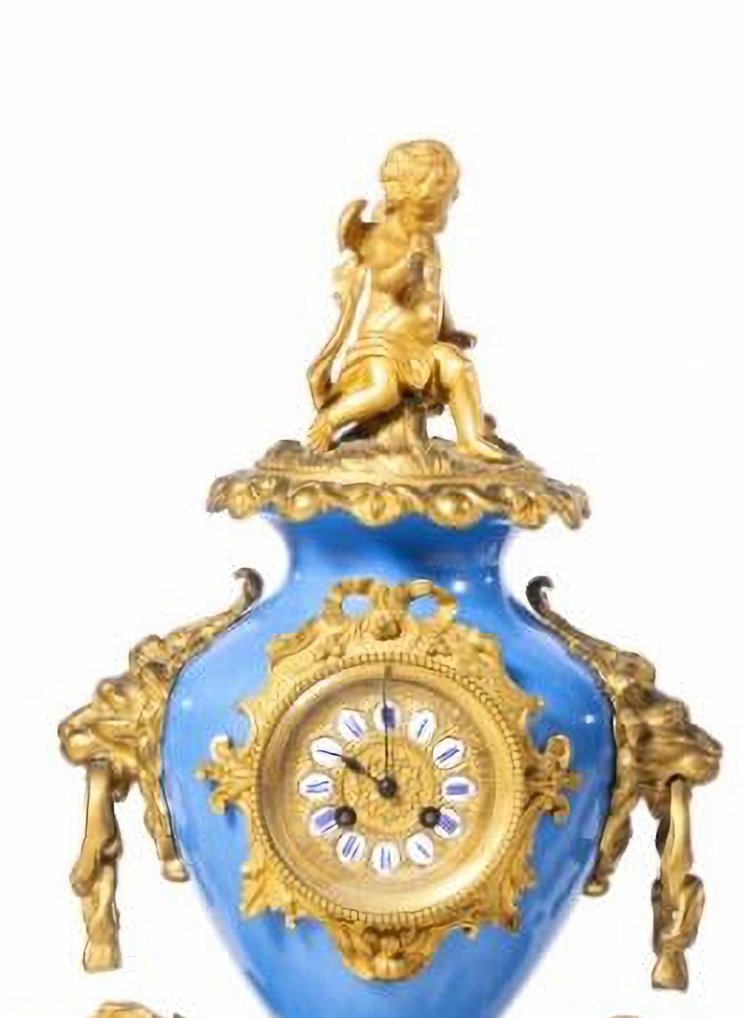 Français AMAZING GARNITURE SÉVRES 19ème siècle Napoléon III en vente