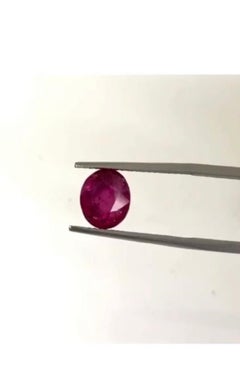 GFCO Certified 3.63 Carats Untreated Mozambique  Ruby