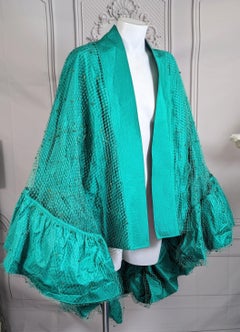 Amazing Gianni Versace Silk Taffeta Cape