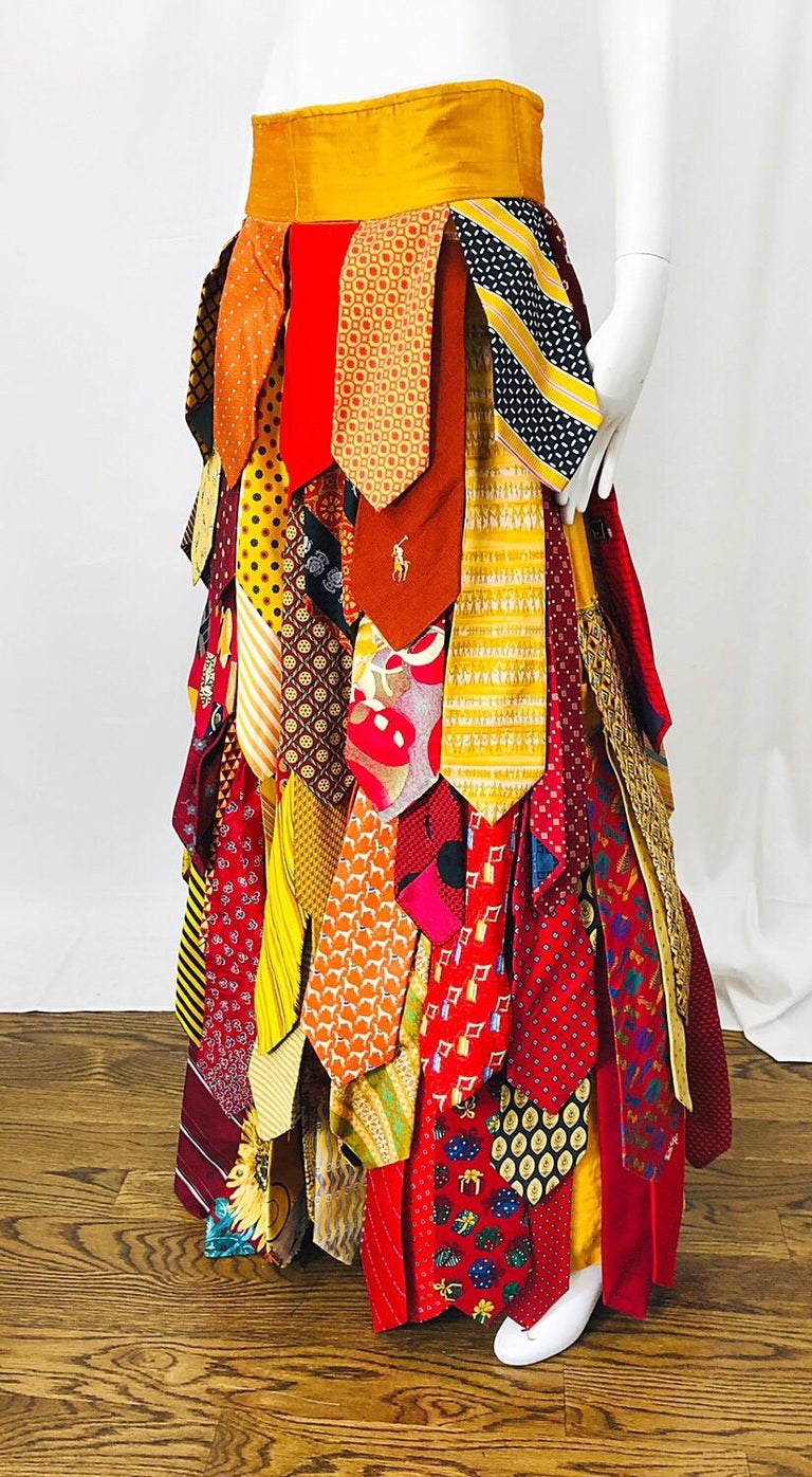 Long Skirt With Ties