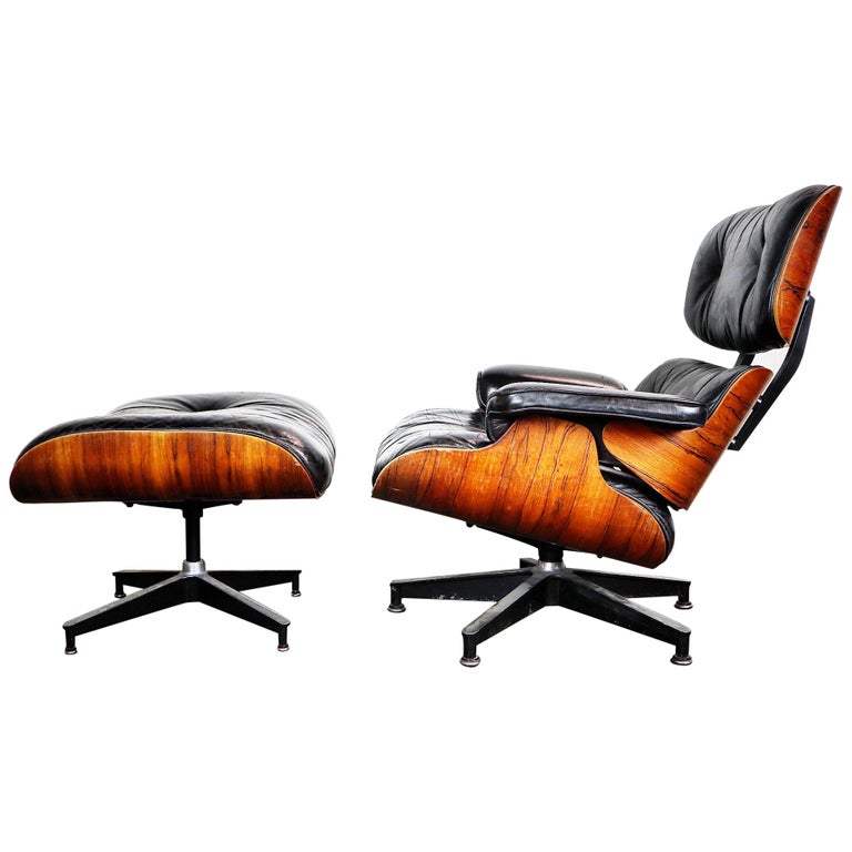 Amazing Herman Miller Eames Lounge Chair and Ottoman at 1stDibs