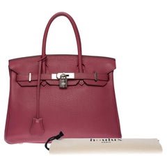 Amazing Hermès Birkin 30 handbag in Bois de rose Togo leather, SHW