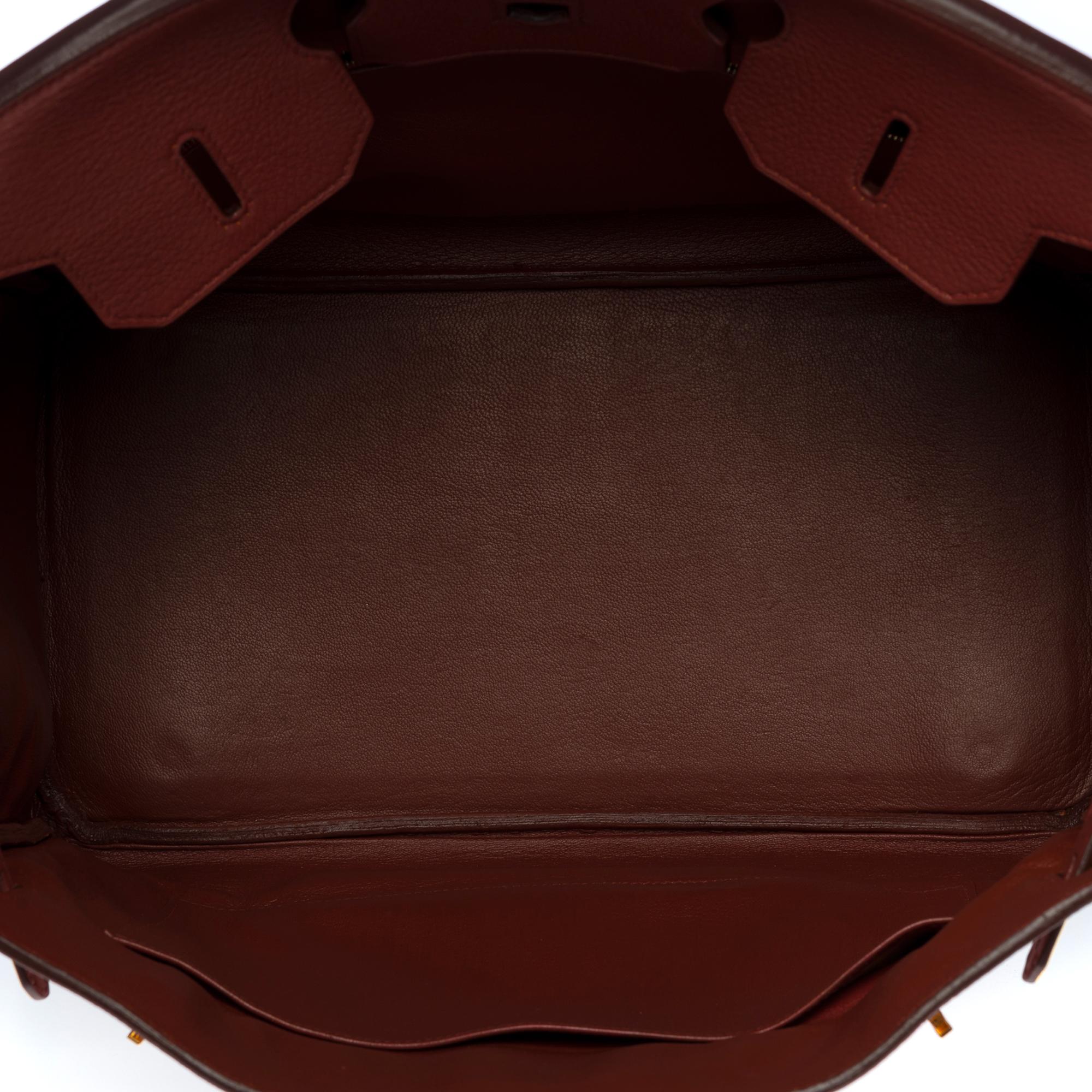 Women's or Men's Amazing Hermès Birkin 35 handbag in Cognac Togo leather, GHW
