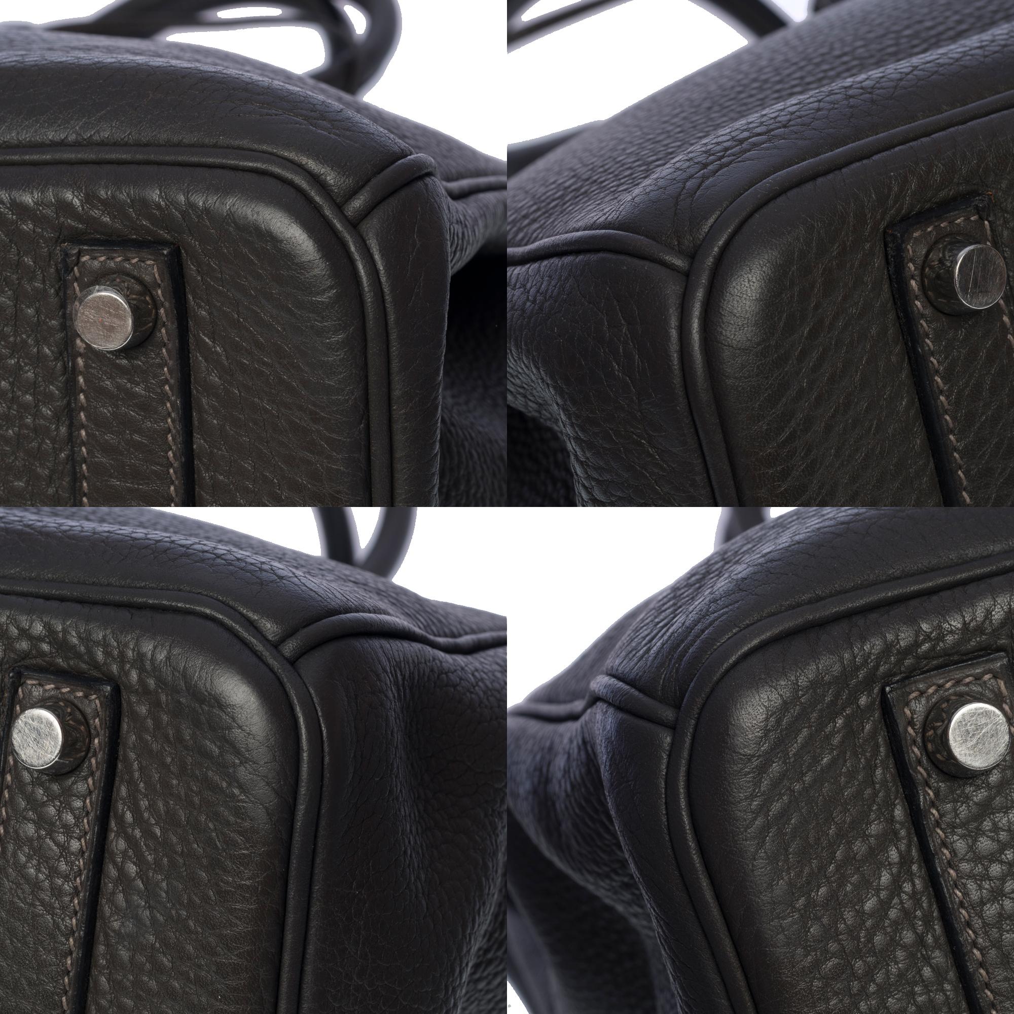 Amazing Hermès Birkin 35 handbag in Etain Togo leather, SHW 3