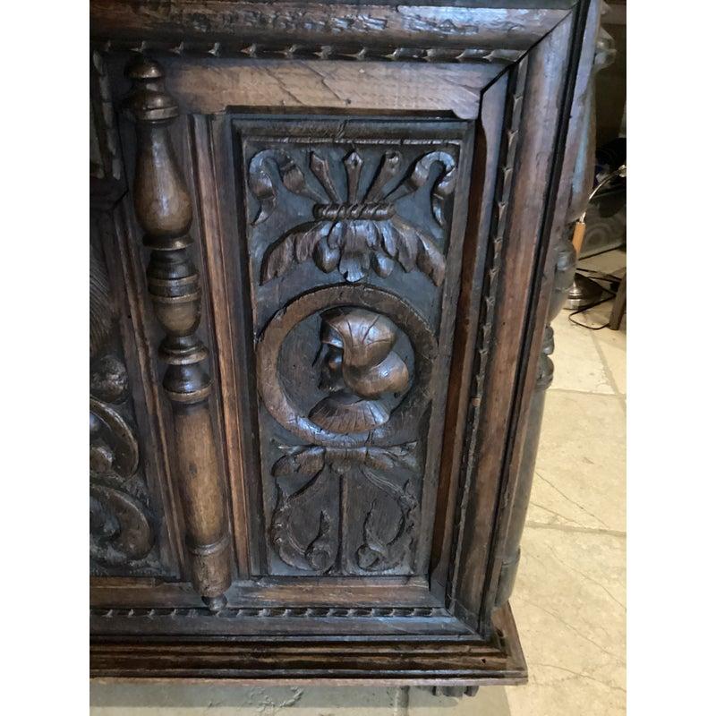 Amazing Highly Carved 19th Century French Trunk For Sale 4