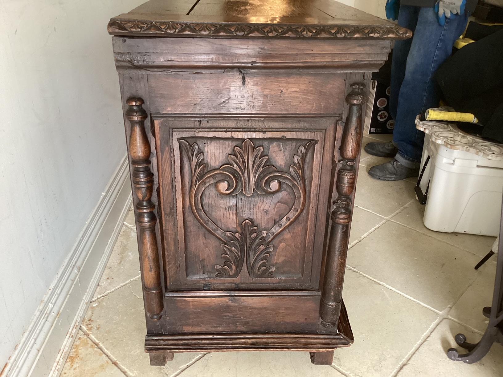 Renaissance Amazing Highly Carved 19th Century French Trunk For Sale