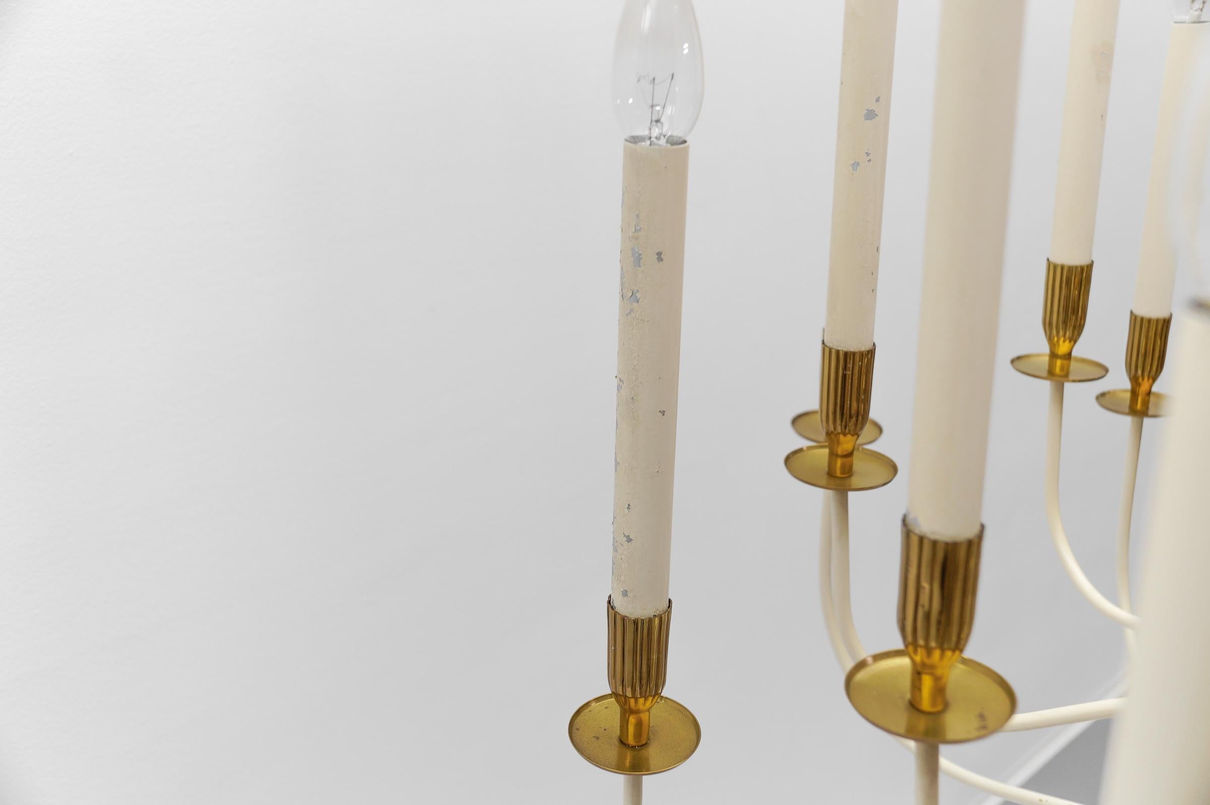 Incredibile lampadario enorme di Vereinigte Werkstätten München, Germania anni '50 in vendita 9