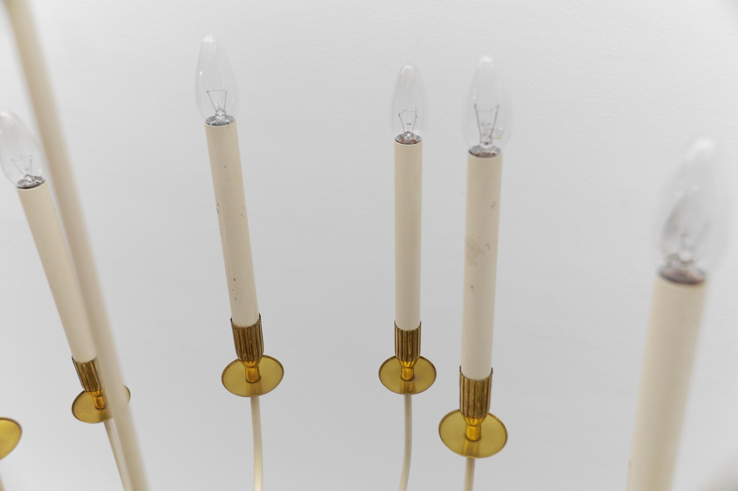 Incredibile lampadario enorme di Vereinigte Werkstätten München, Germania anni '50 in vendita 10