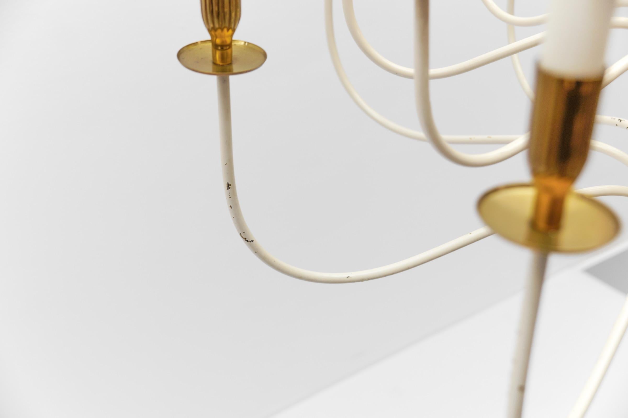 Incredibile lampadario enorme di Vereinigte Werkstätten München, Germania anni '50 in vendita 12