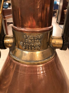Amazing Huge Nautical Copper & Brass Cargo Pendant Lights