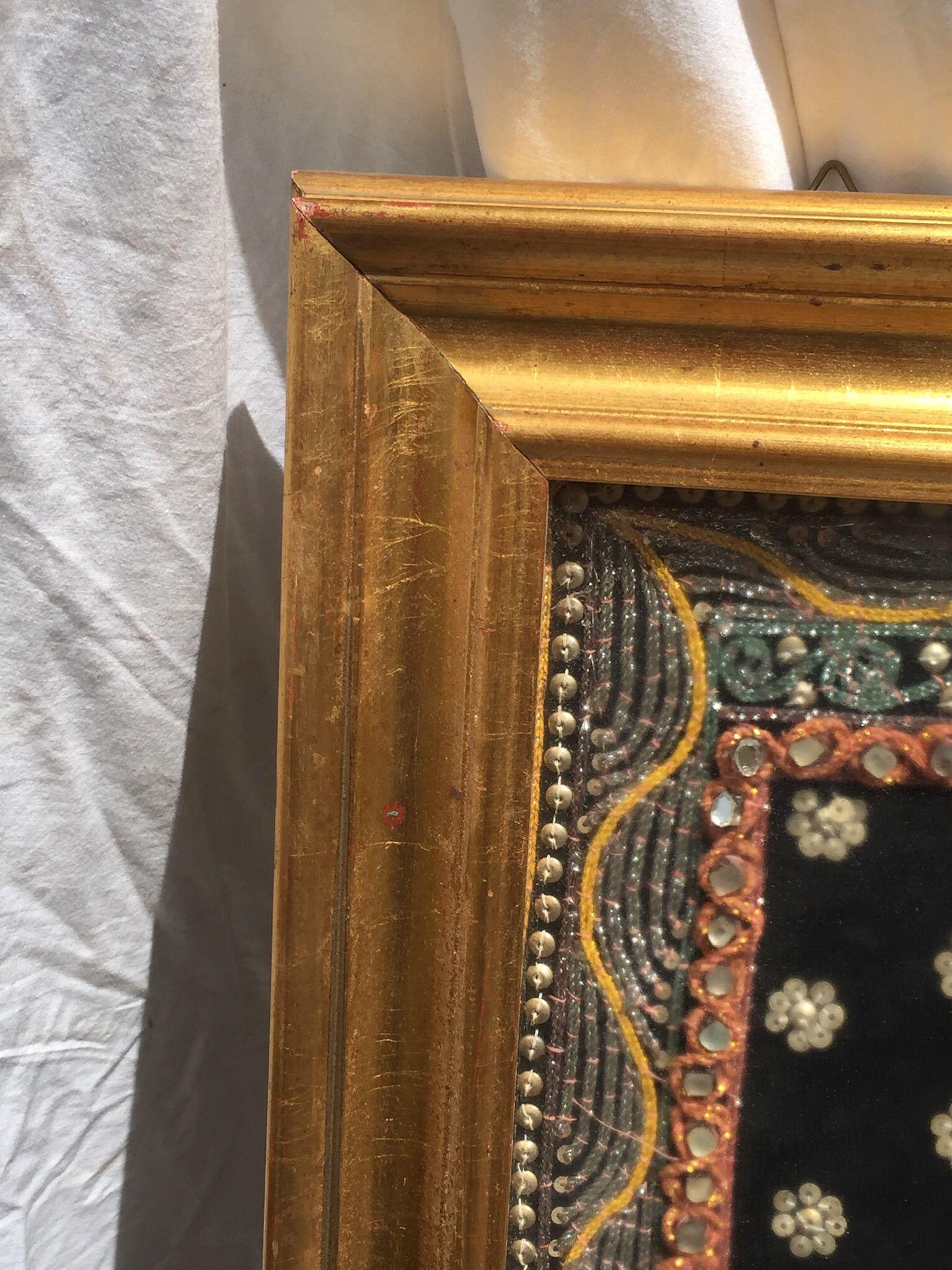 Increíble Tapiz de Seda de Arte Decorativo de la India Liberación de la Familia Real finales del siglo XX en venta
