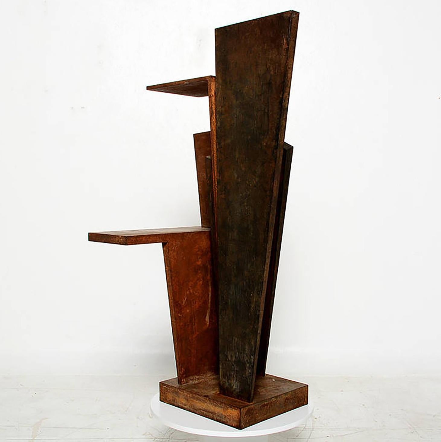 20th Century Amazing Iron and Bronze Sculpture