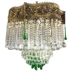 Amazing Italian Chandelier "Royal Crown", Murano, 1950s