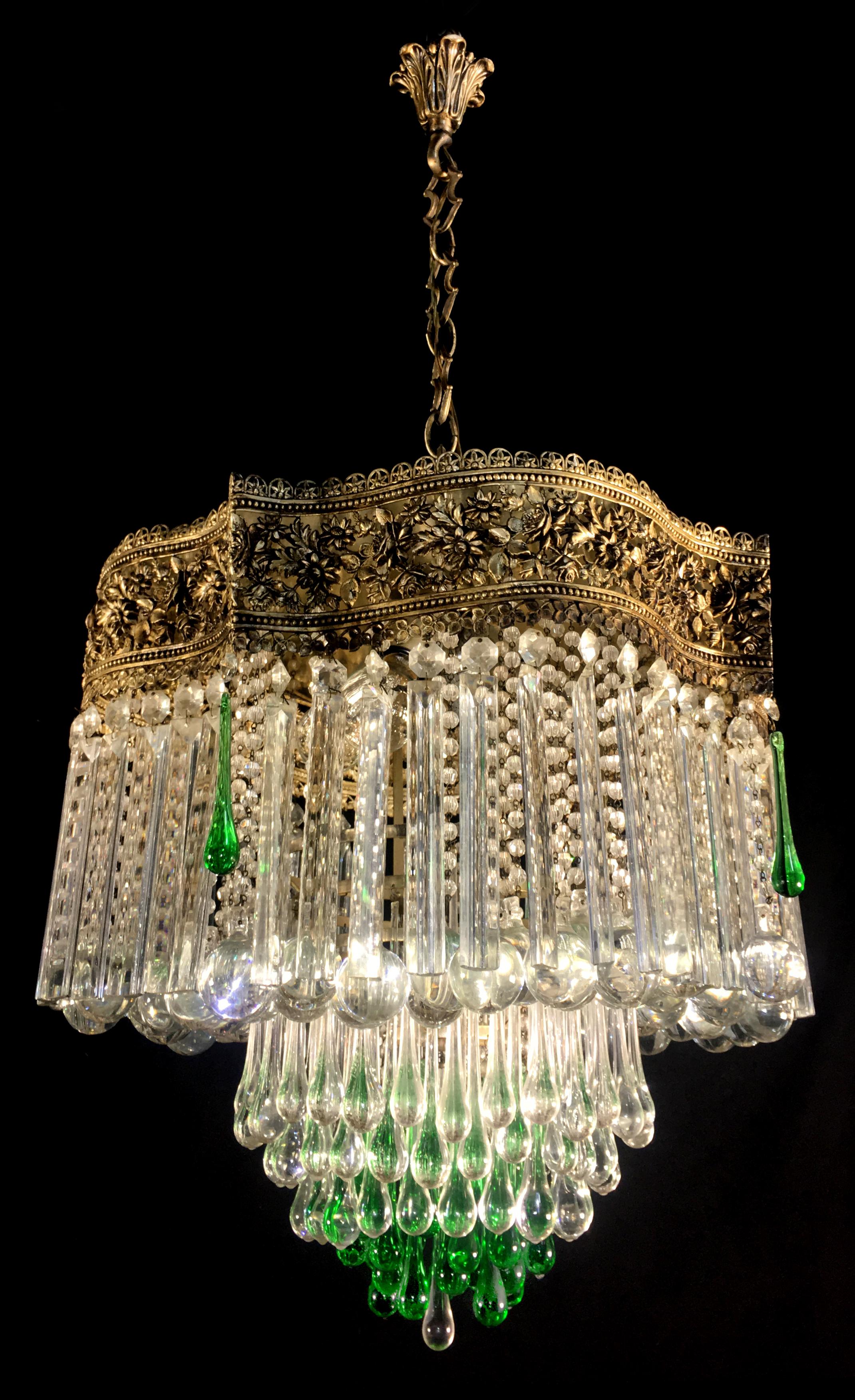 20th Century Amazing Italian Chandelier 