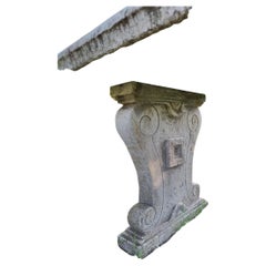 AMAZING ITALIAN Elegant 19th-Century Venetian Istrian Marble Table