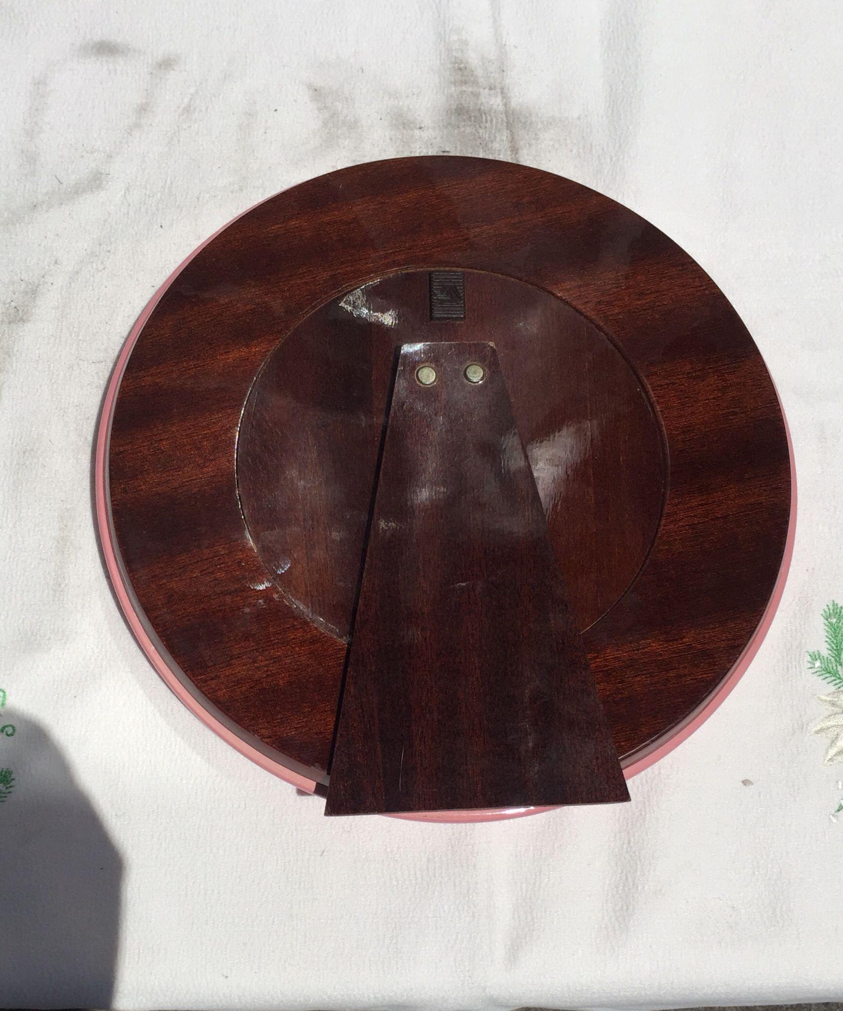 Amazing, Italian Photo Frame in Lacquered Wood in Shades of Pink, Italy 1980 For Sale 4