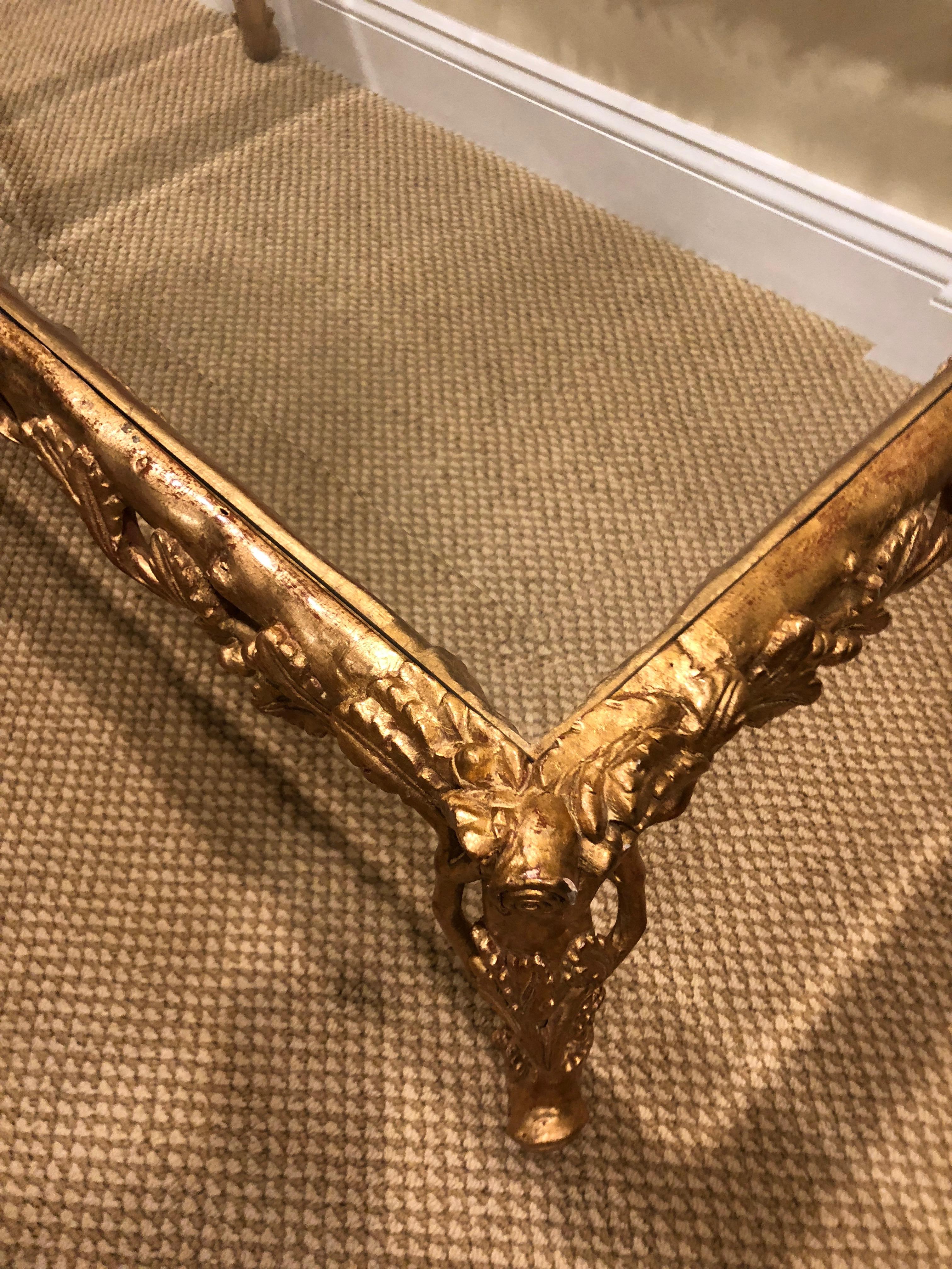 Late 20th Century Amazing Italian Sculpted Gold Resin Limited Edition Rectangular Coffee Table