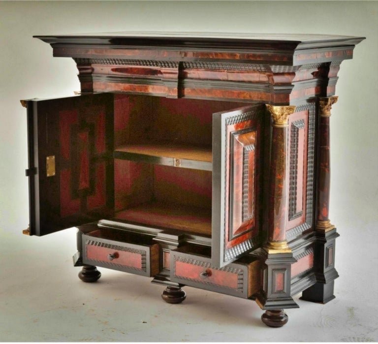 Amazing Italian Tortoise-Shell Table Cabinet 19th Century For Sale at ...