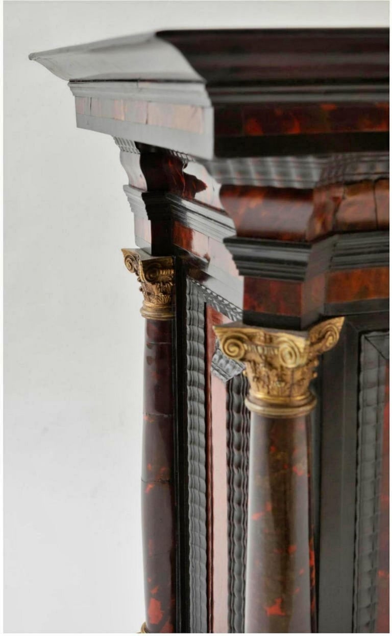 Amazing Italian Tortoise-Shell Table Cabinet 19th Century For Sale at ...