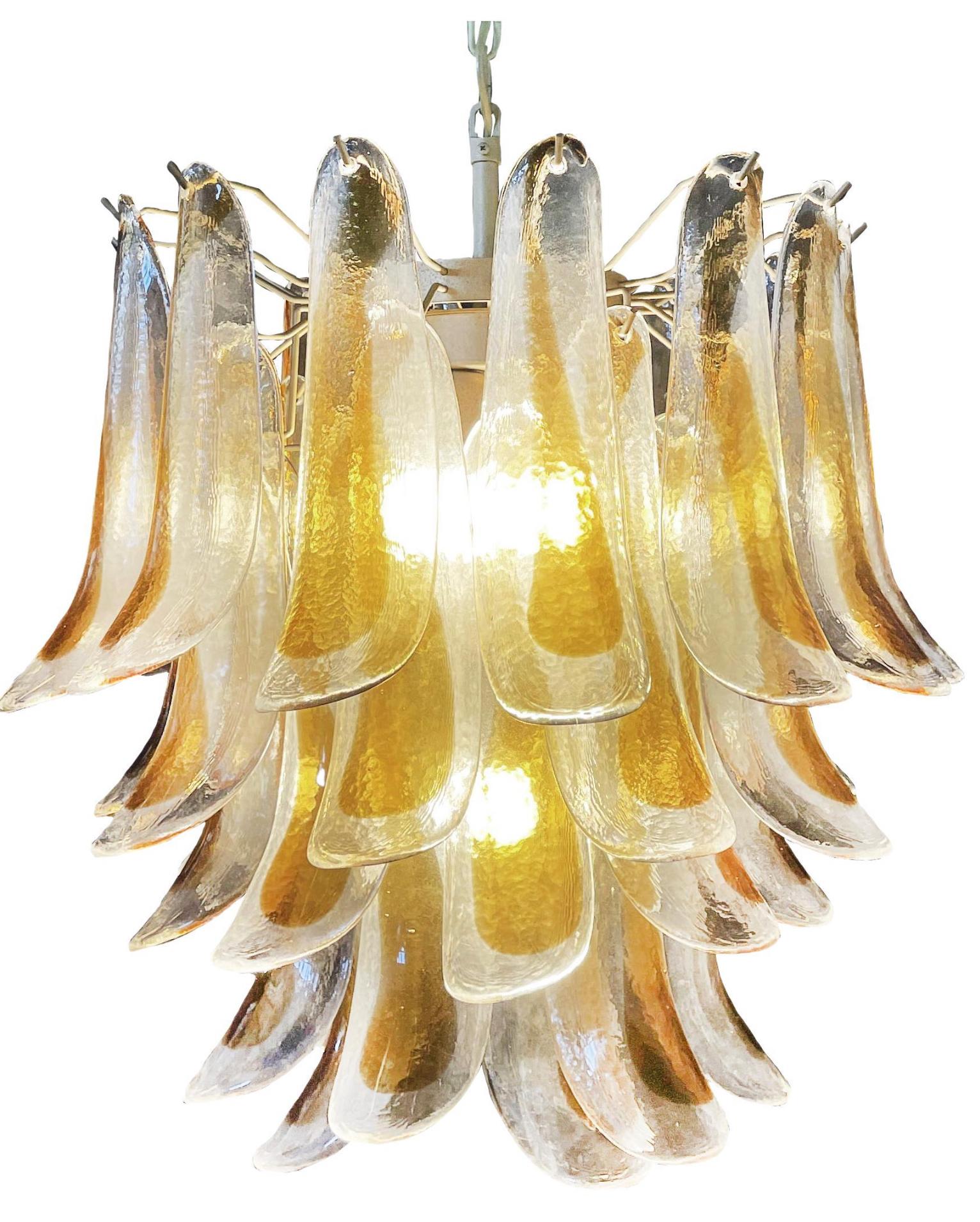 Amazing Italian Vintage Murano Chandelier For Sale 5