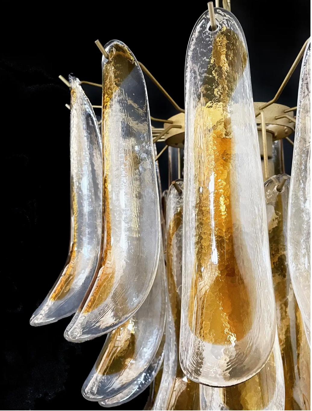 Amazing Italian Vintage Murano Chandelier In Good Condition For Sale In Budapest, HU