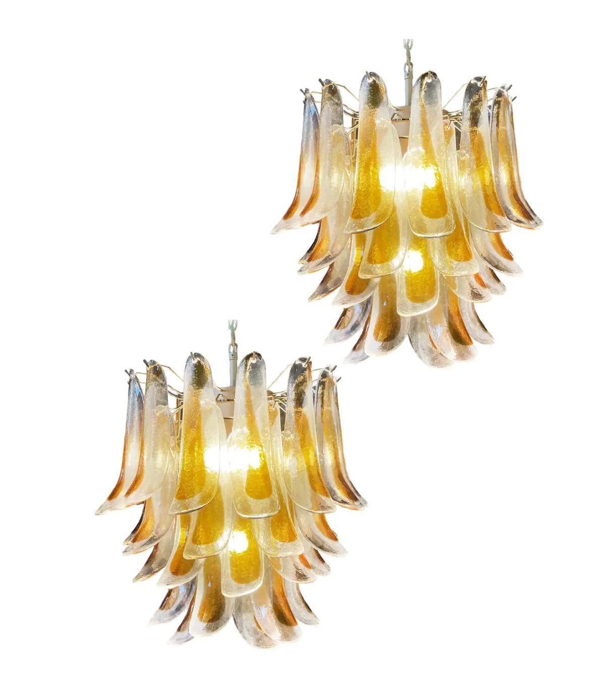 Mid-Century moderno Incredibile lampadario italiano d'epoca di Murano in vendita