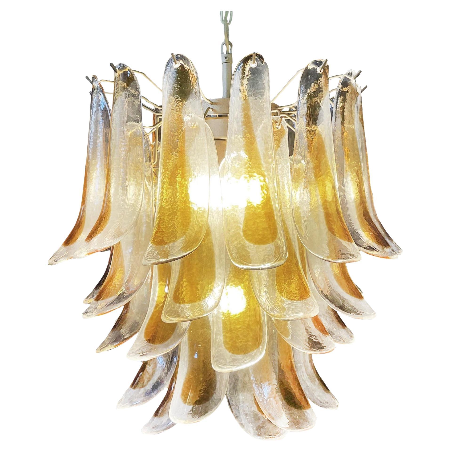 Amazing Italian Vintage Murano Chandelier For Sale