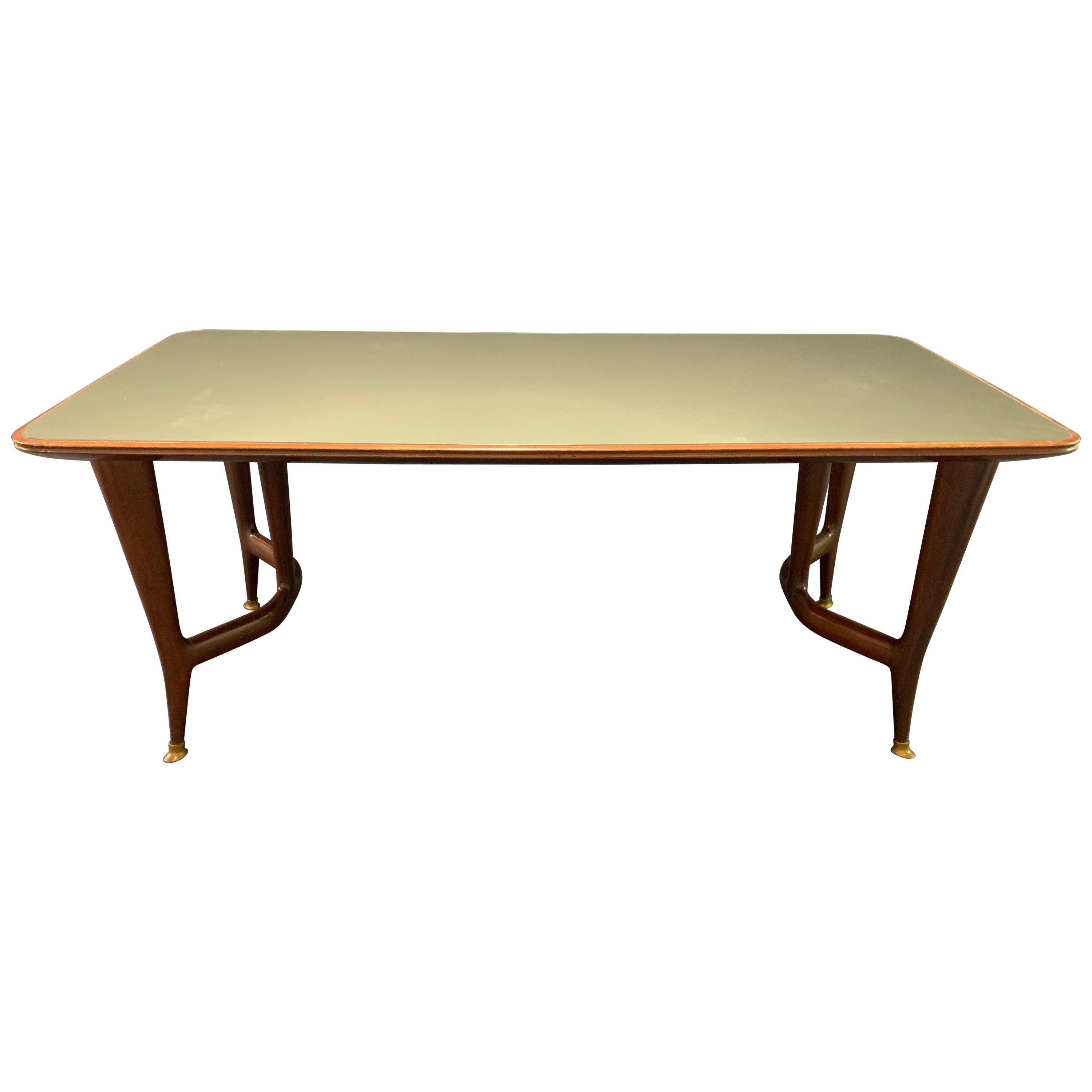 Amazing Italian Desk or Dining Table by Guglielmo Ulrich