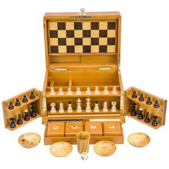 Antique Amazing Jugendstil Game Box, circa 1905