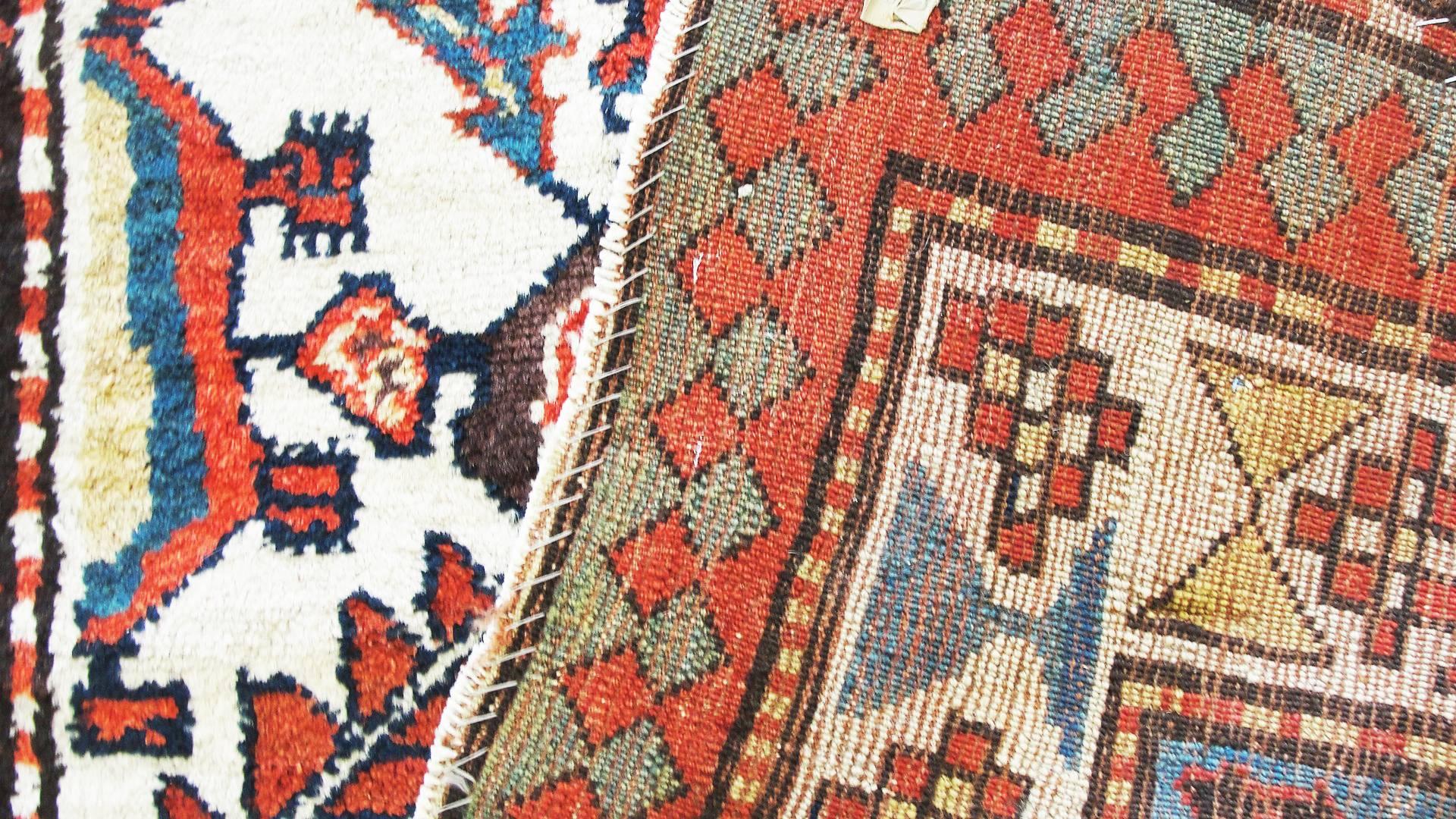 Hand-Woven Antique Kazak/ Caucasian Runner, 3'10