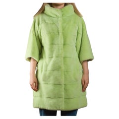 Amazing Kottas & Mantsios Fur coat in green Zibeline (Sable) , size 42