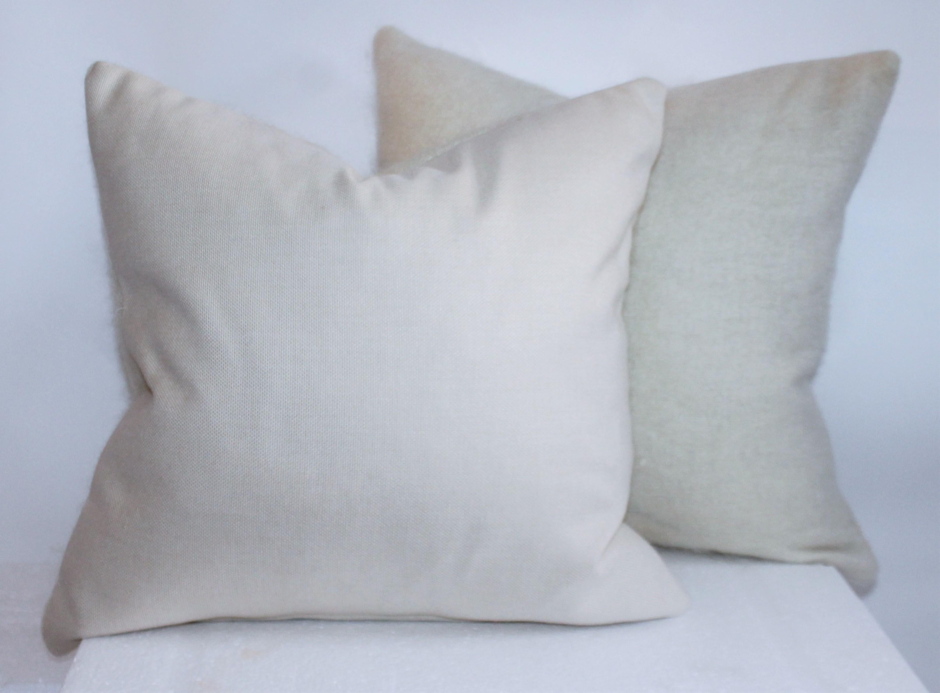 American Amazing Lambs Wool Pillows, Two Pairs For Sale