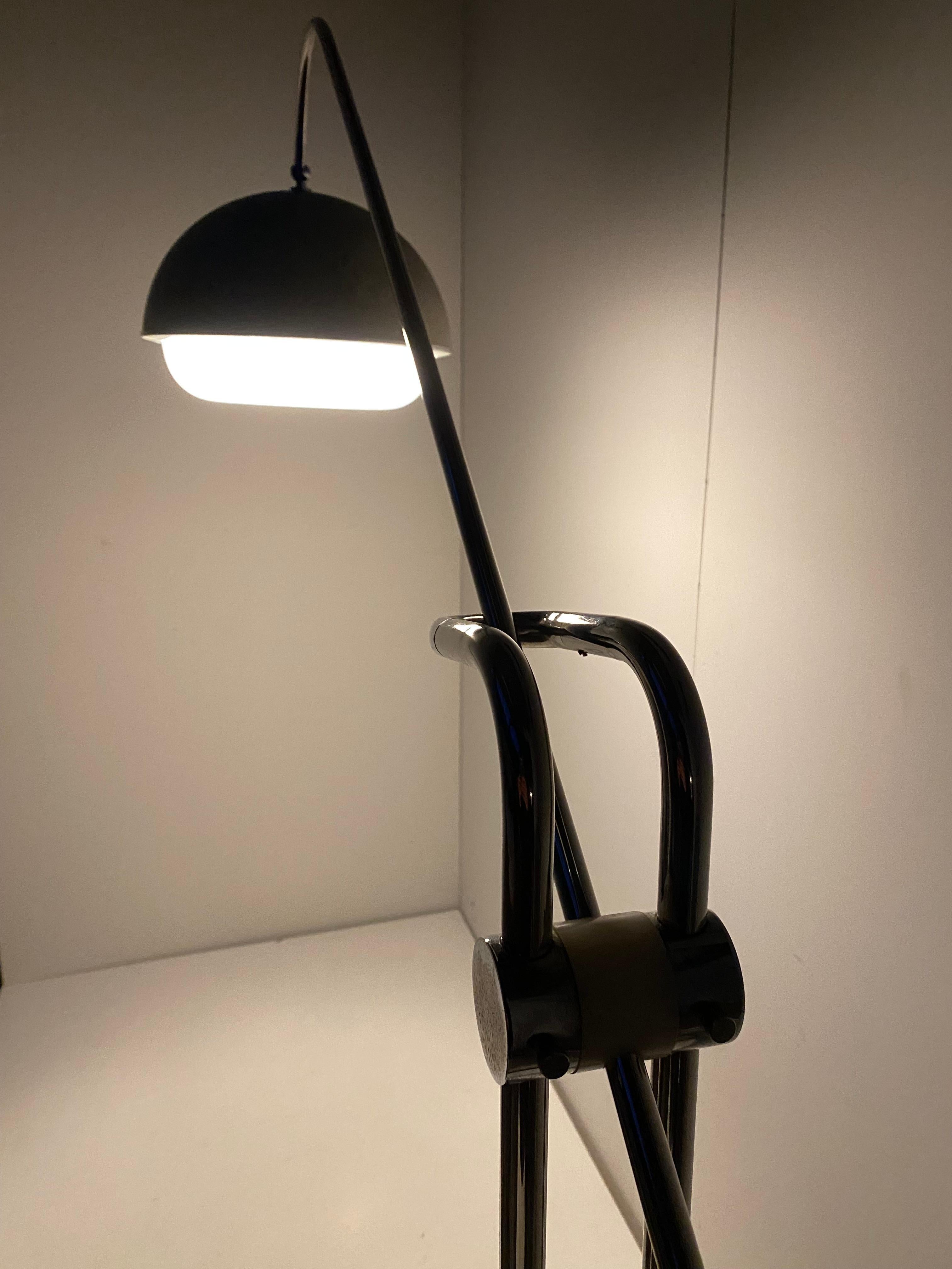 Amazing Large 1970s Adjustable Floor Lamp 'Giraffe' by Filvem Voghera, Italy For Sale 10