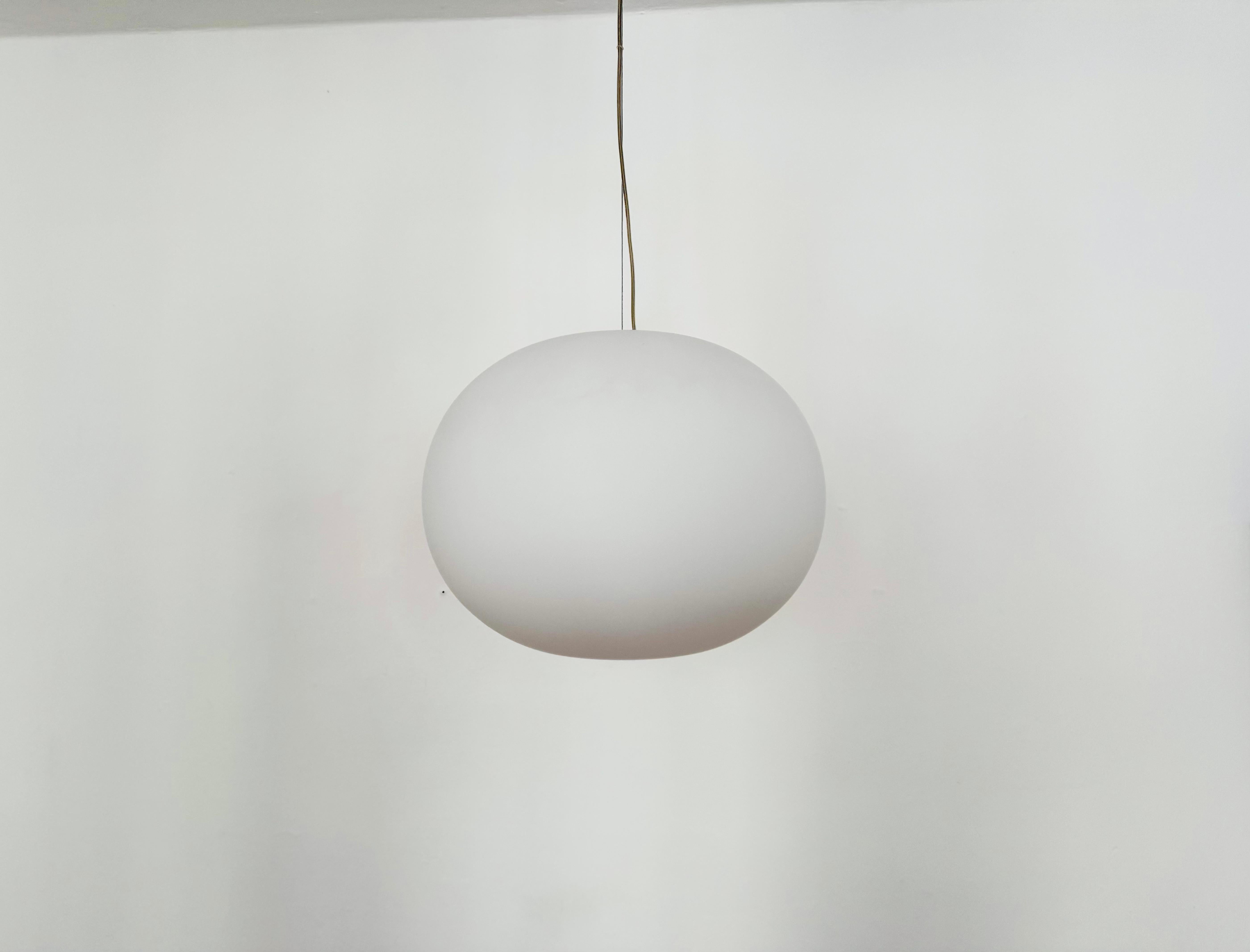 Space Age Incredibile lampada a sospensione Large Glo-Ball S2 di Jasper Morrison per Flos in vendita