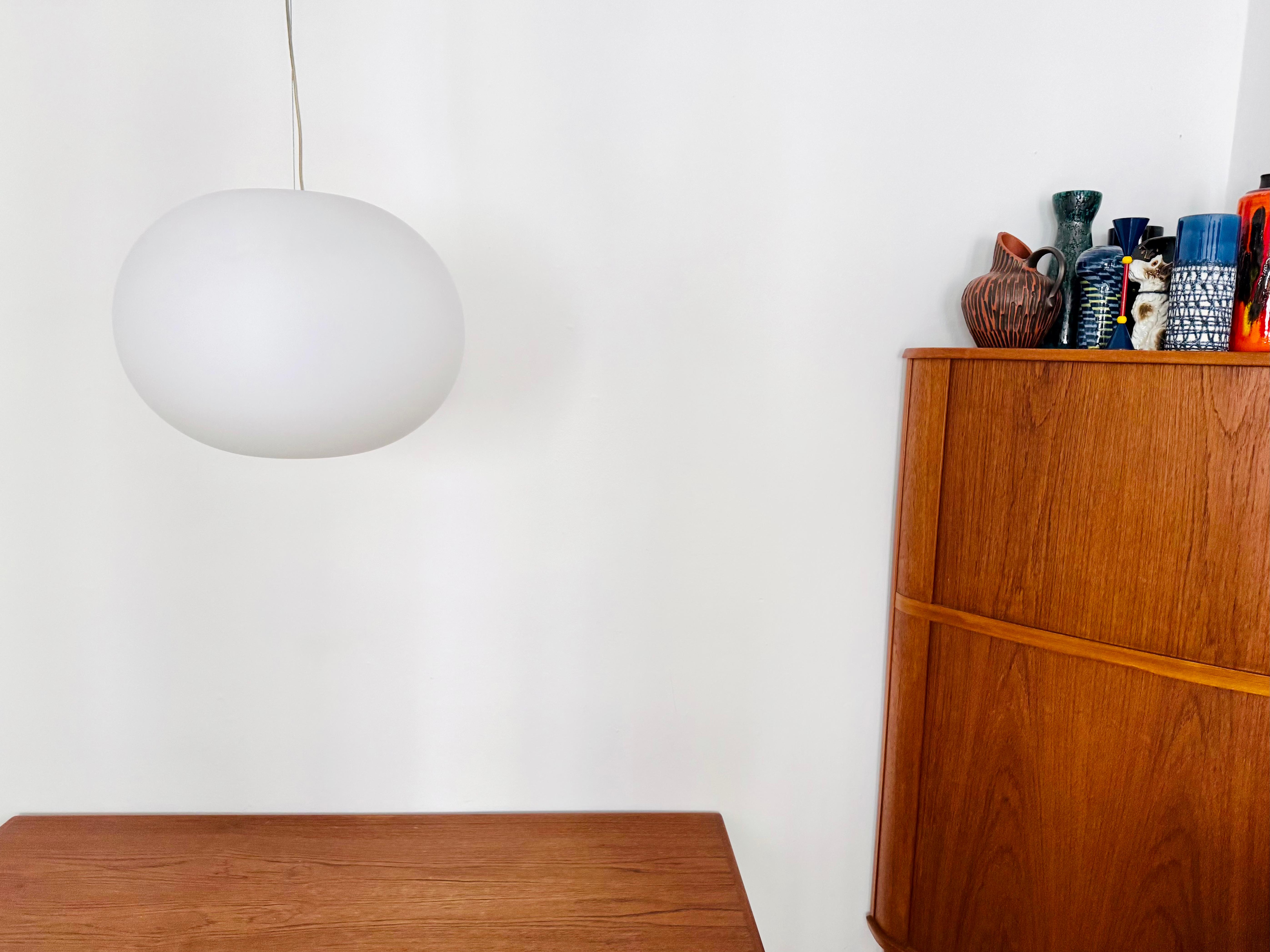 XXI secolo e contemporaneo Incredibile lampada a sospensione Large Glo-Ball S2 di Jasper Morrison per Flos in vendita
