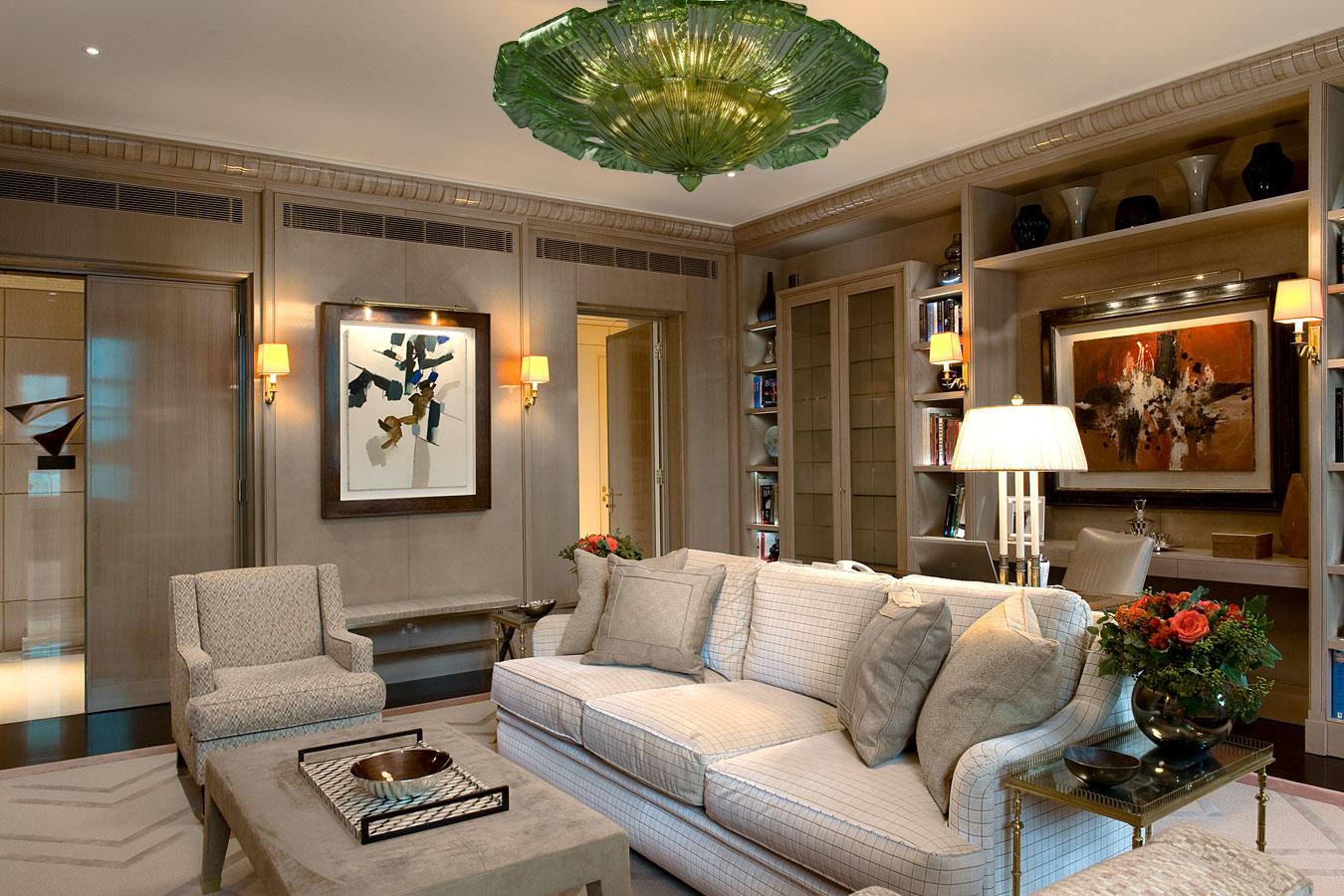 Amazing Large Green Murano Glass Leave Ceiling Light or Chandelier For Sale 5
