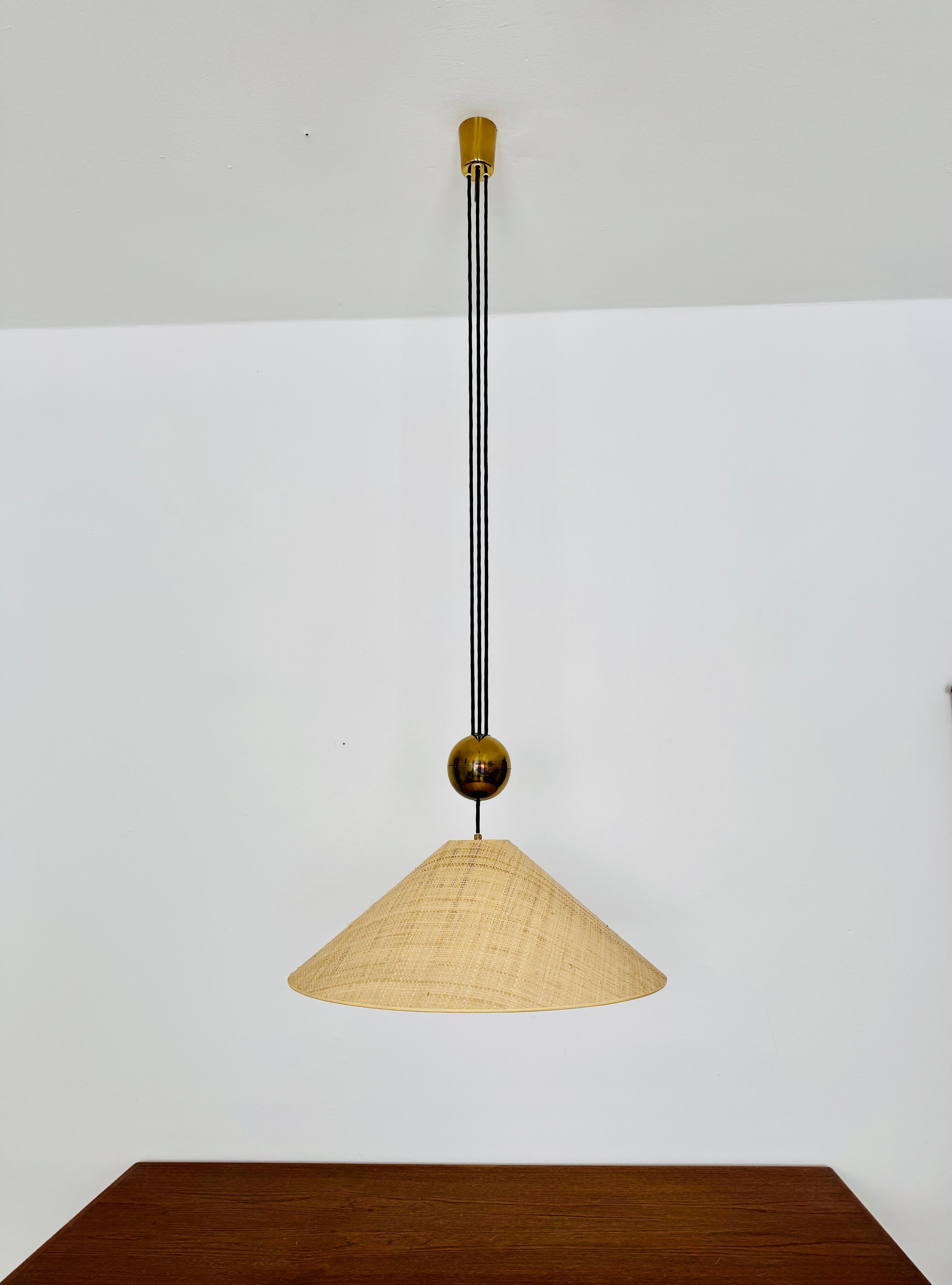 Mid-Century moderno Incredibile lampada a sospensione di grandi dimensioni di Adolf Loos per Kalmar in vendita