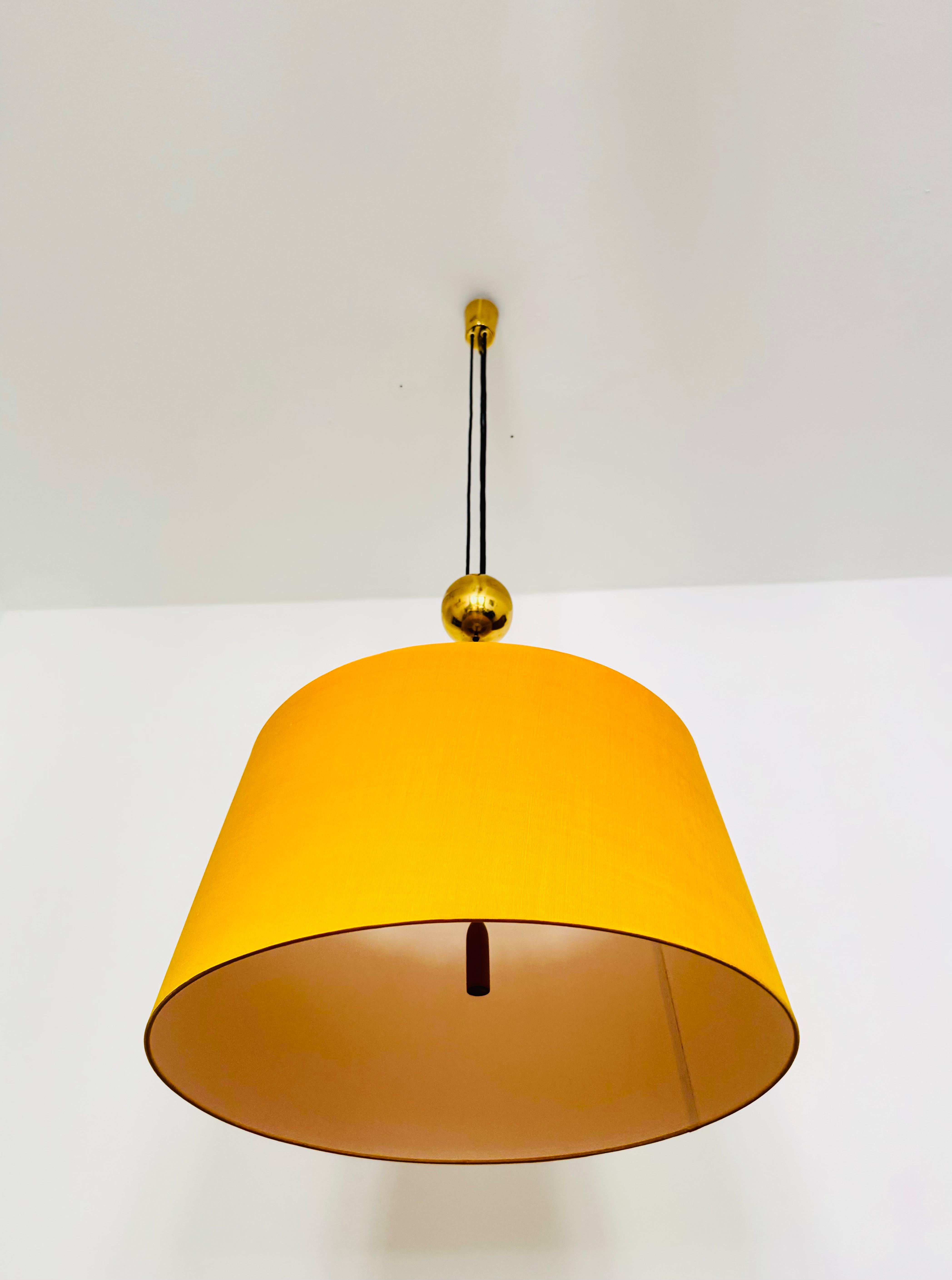 Brass Amazing Large Pendant Lamp by Adolf Loos for Kalmar For Sale