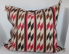 Außergewöhnliche große Satteldecke/Navajo-Indianer-Webkissen