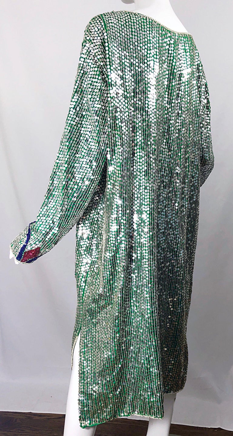 green sequin plus size
