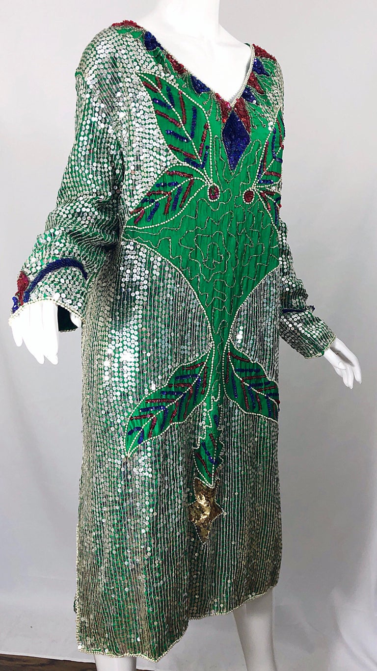 green sequin plus size