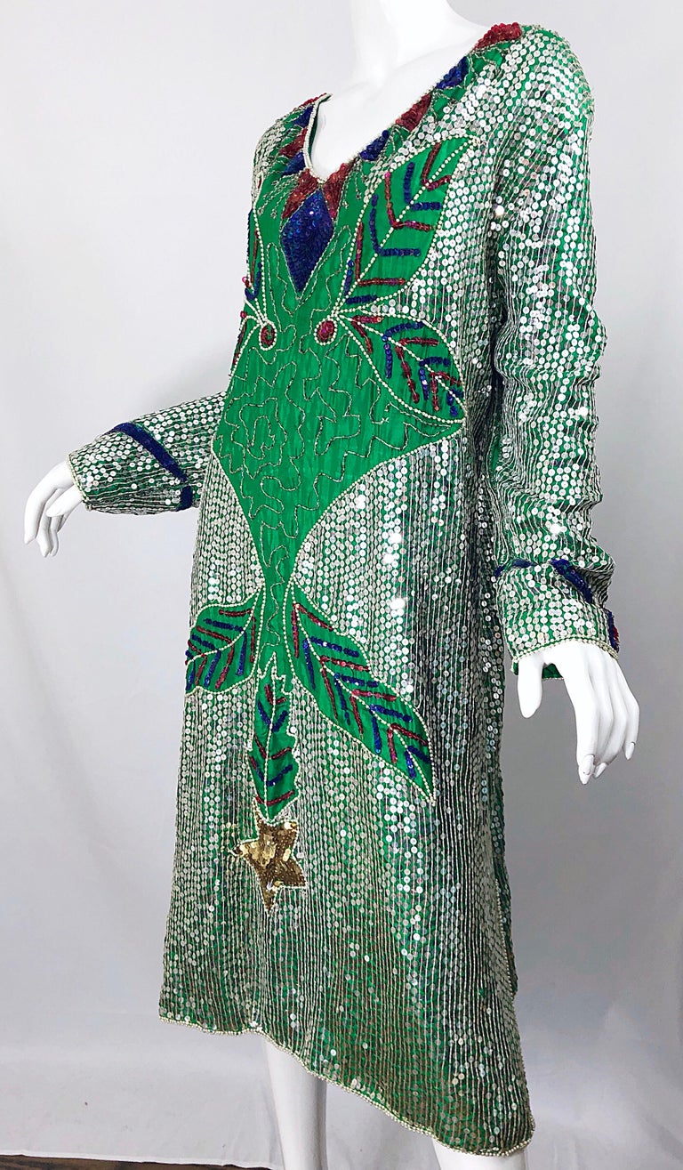 green sequin plus size