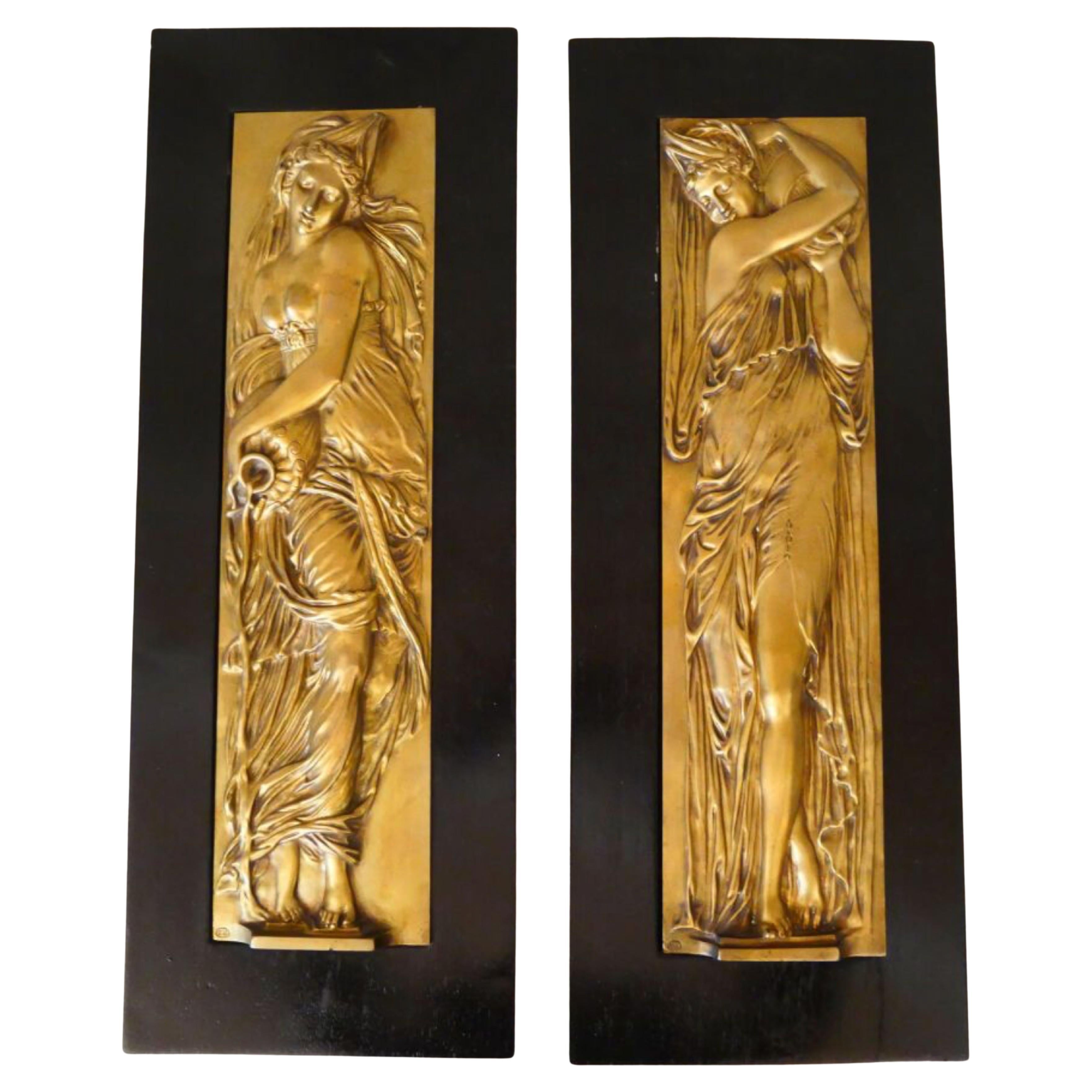 Incredibile "Les Nymphes de la Fontaine" Bronzo Art Deco dei primi del Novecento