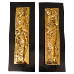 Antique Amazing "Les Nymphes de la Fontaine" Early 20th Century Art Deco Bronze