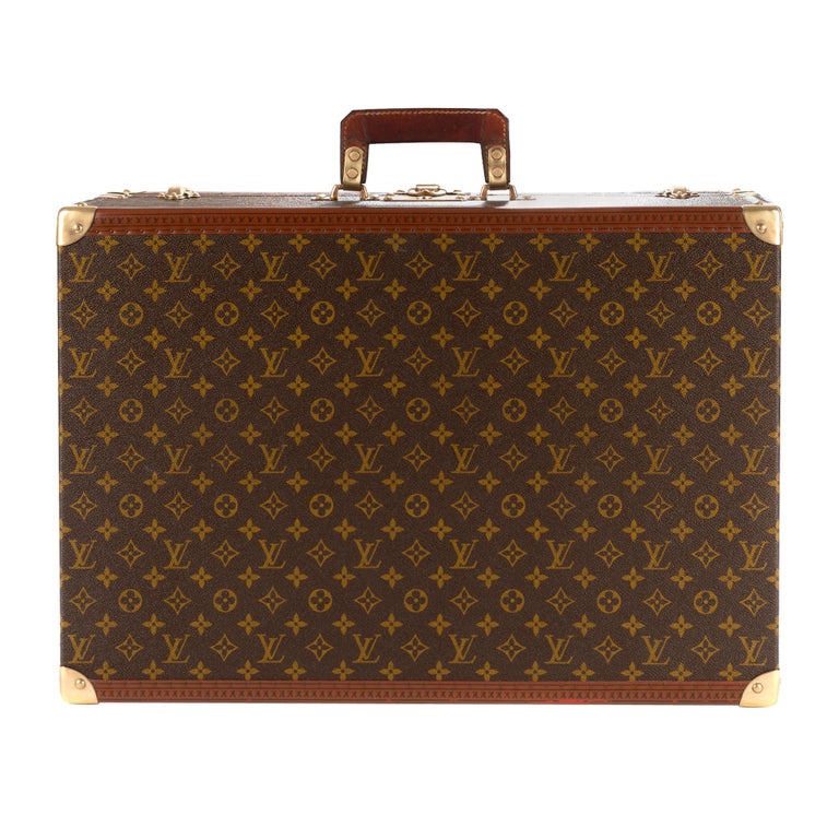 Amazing Louis Vuitton Bisten 60 hard case in monogram canvas and leather at  1stDibs