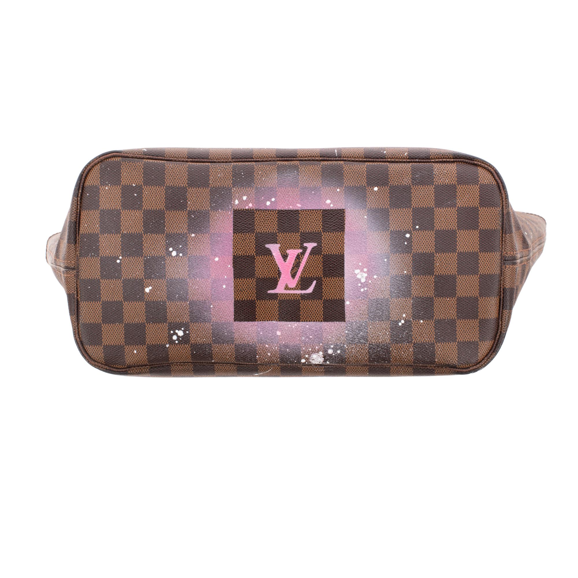 Amazing LV Neverfull MM handbag customized 