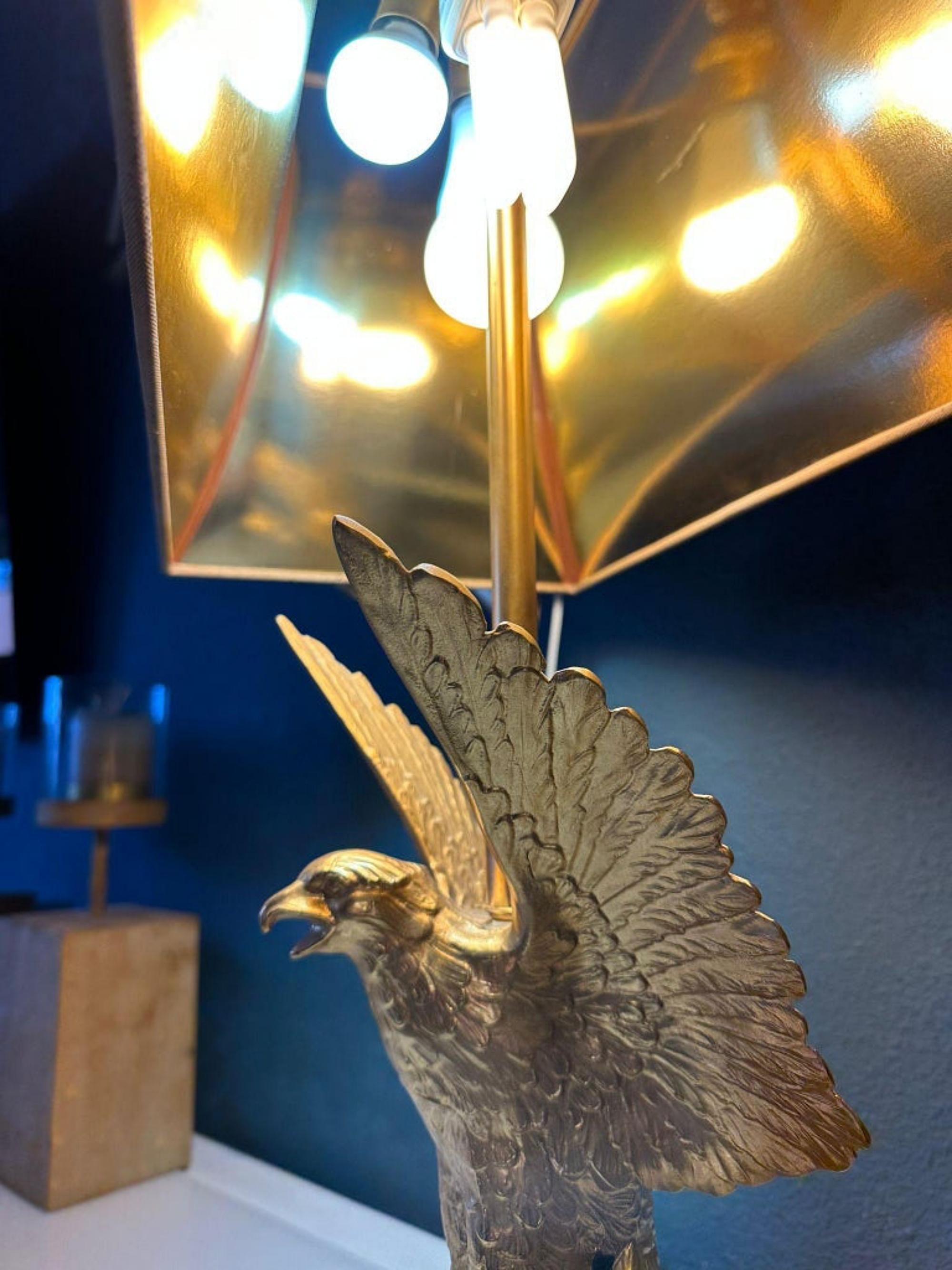 Außergewöhnliche Maison Charles Mood-Lampe, ca. 1970, 20. Jahrhundert (Bronze) im Angebot