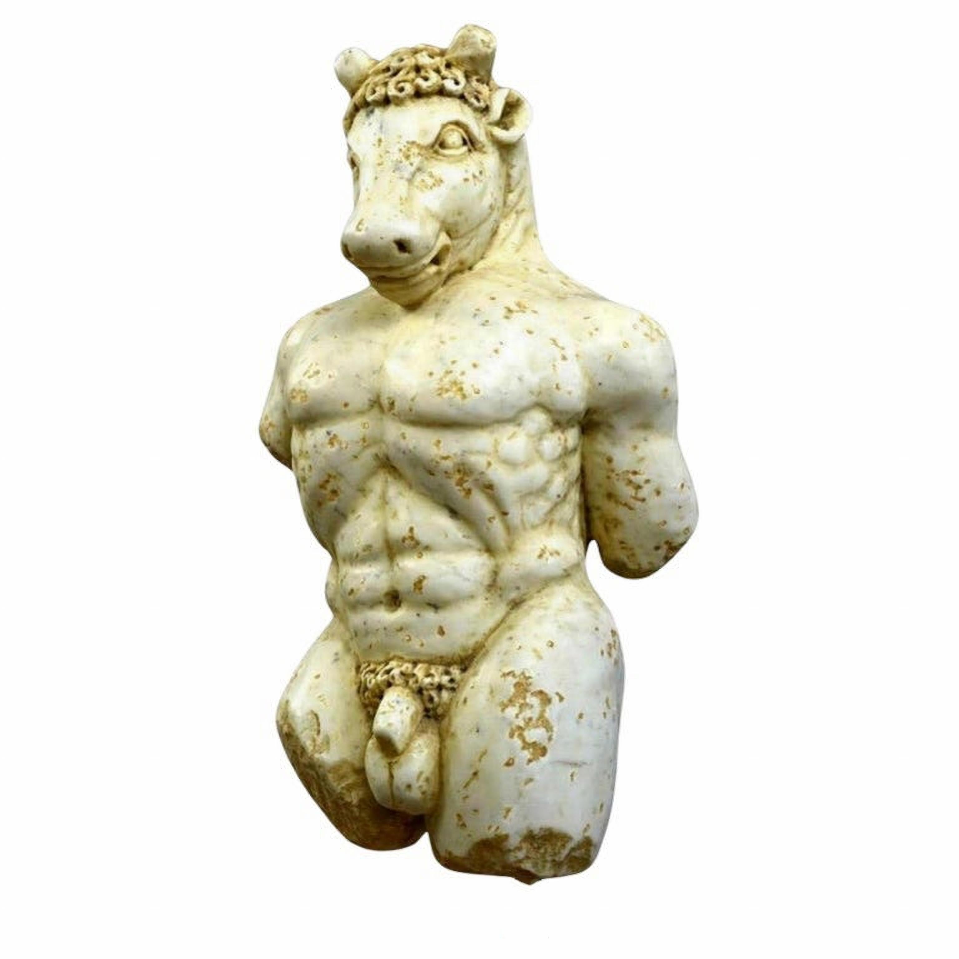 Barocco INCREDIBILE FIGURA IN MARMO DEL MINOTAURO, stile barocco del XVII secolo, Italia. in vendita